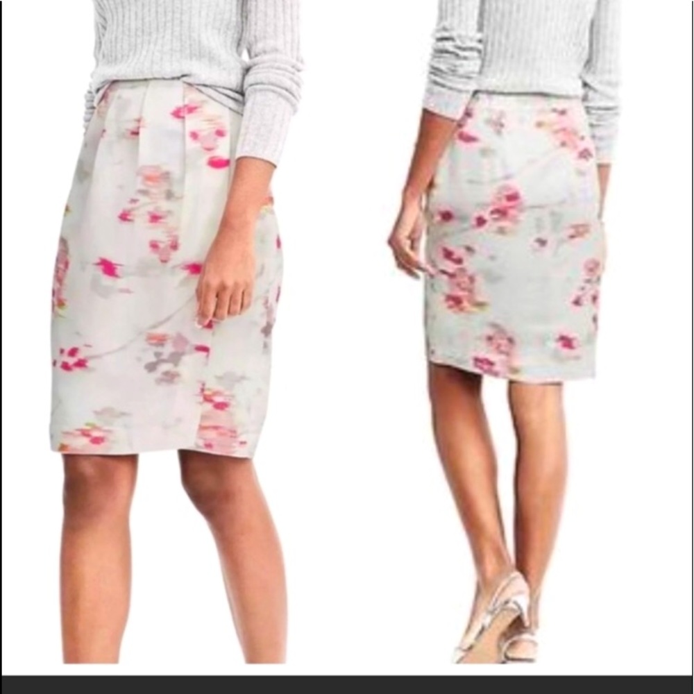 Banana republic Side Pleat Pencil skirt Sz12